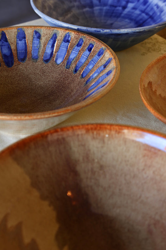 Large Bowl - for Serving or Large Single Salads (3 Colors)