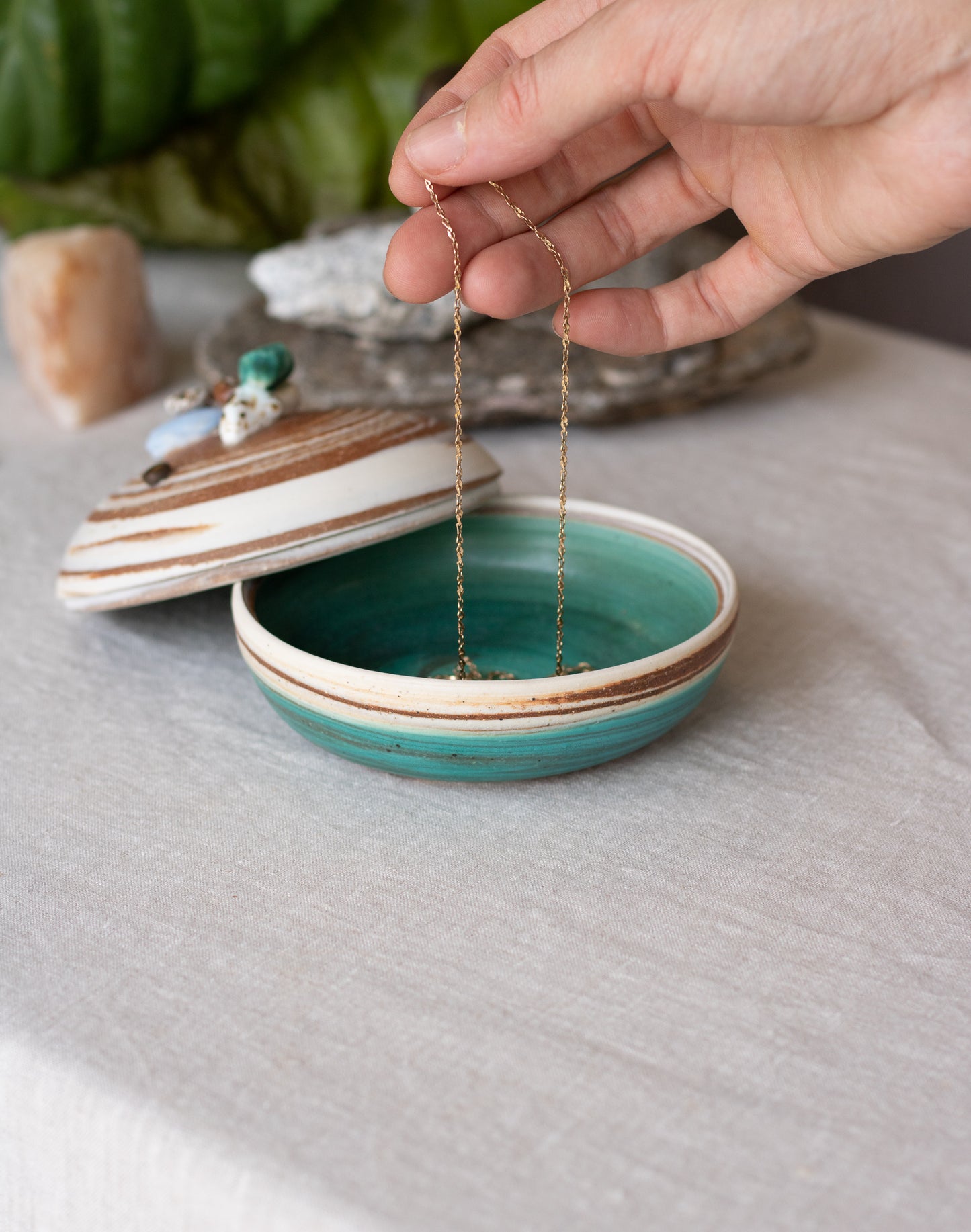 River Stone Jar