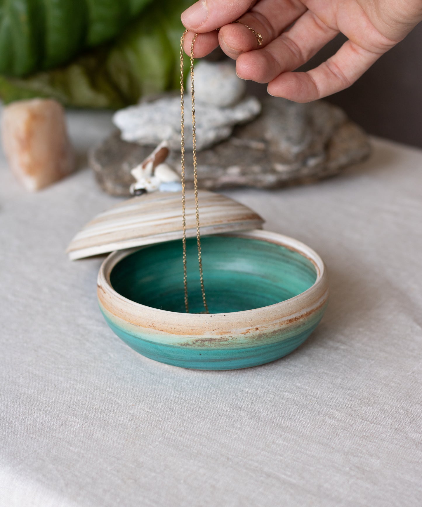 River Stone Jar
