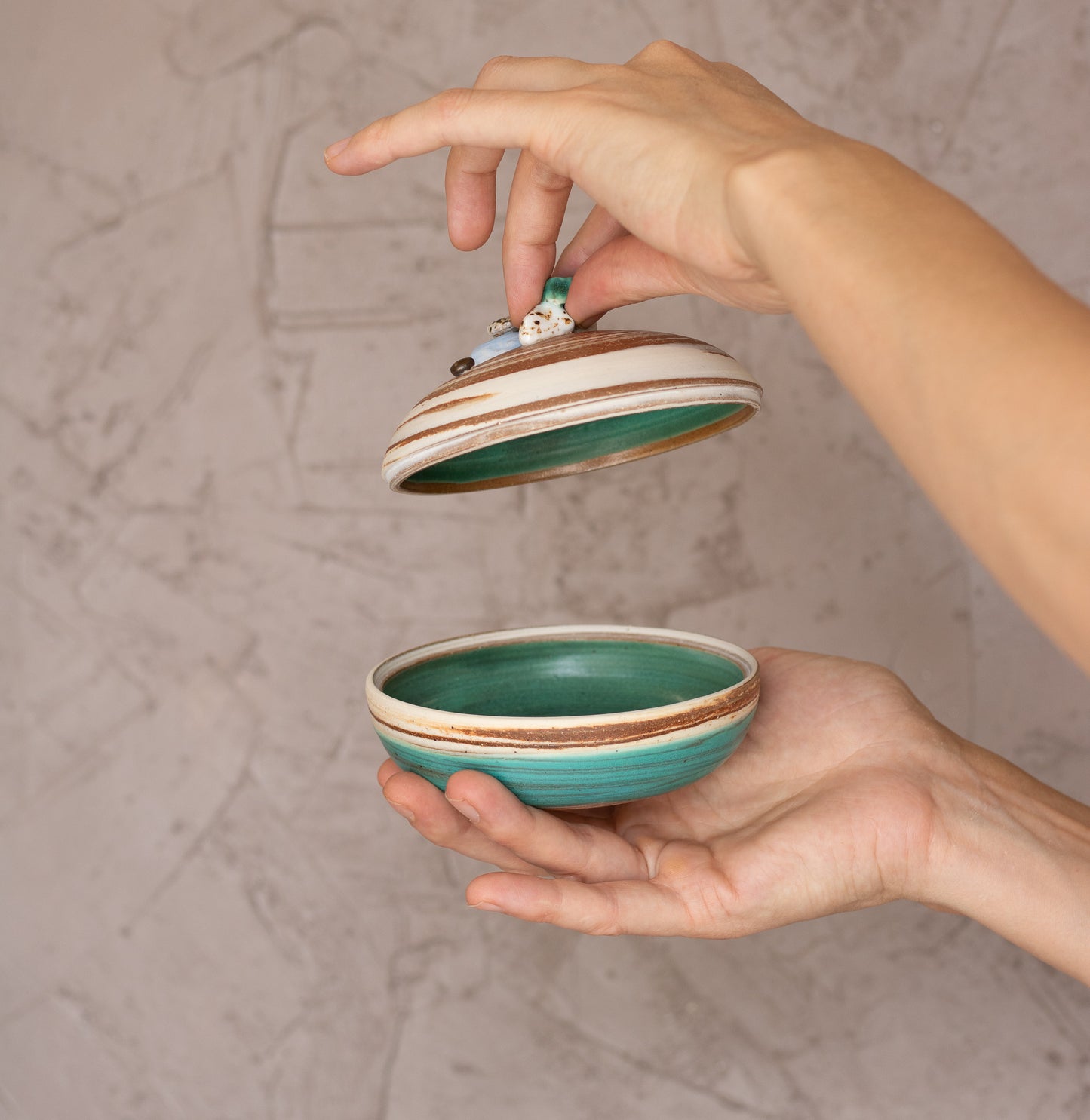 River Stone Jar