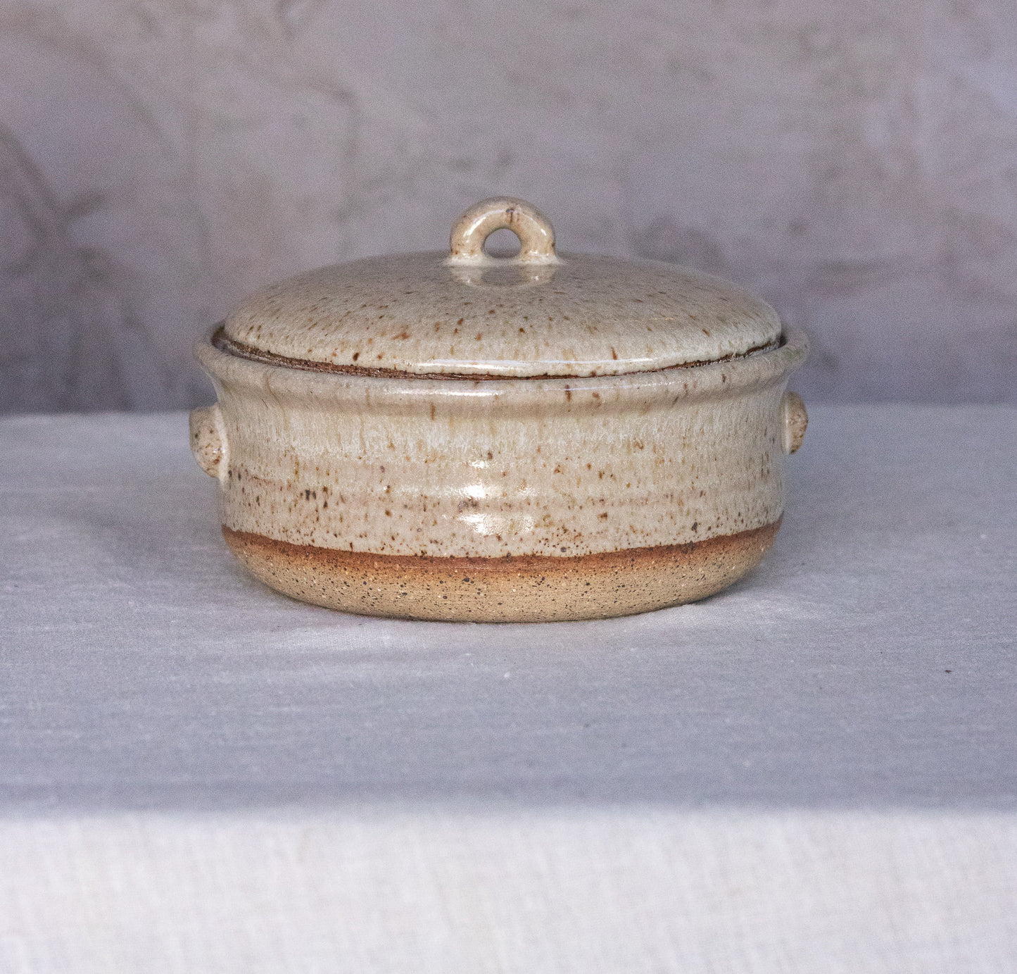 Melted Oat Compartment Salt or Spice Cellar