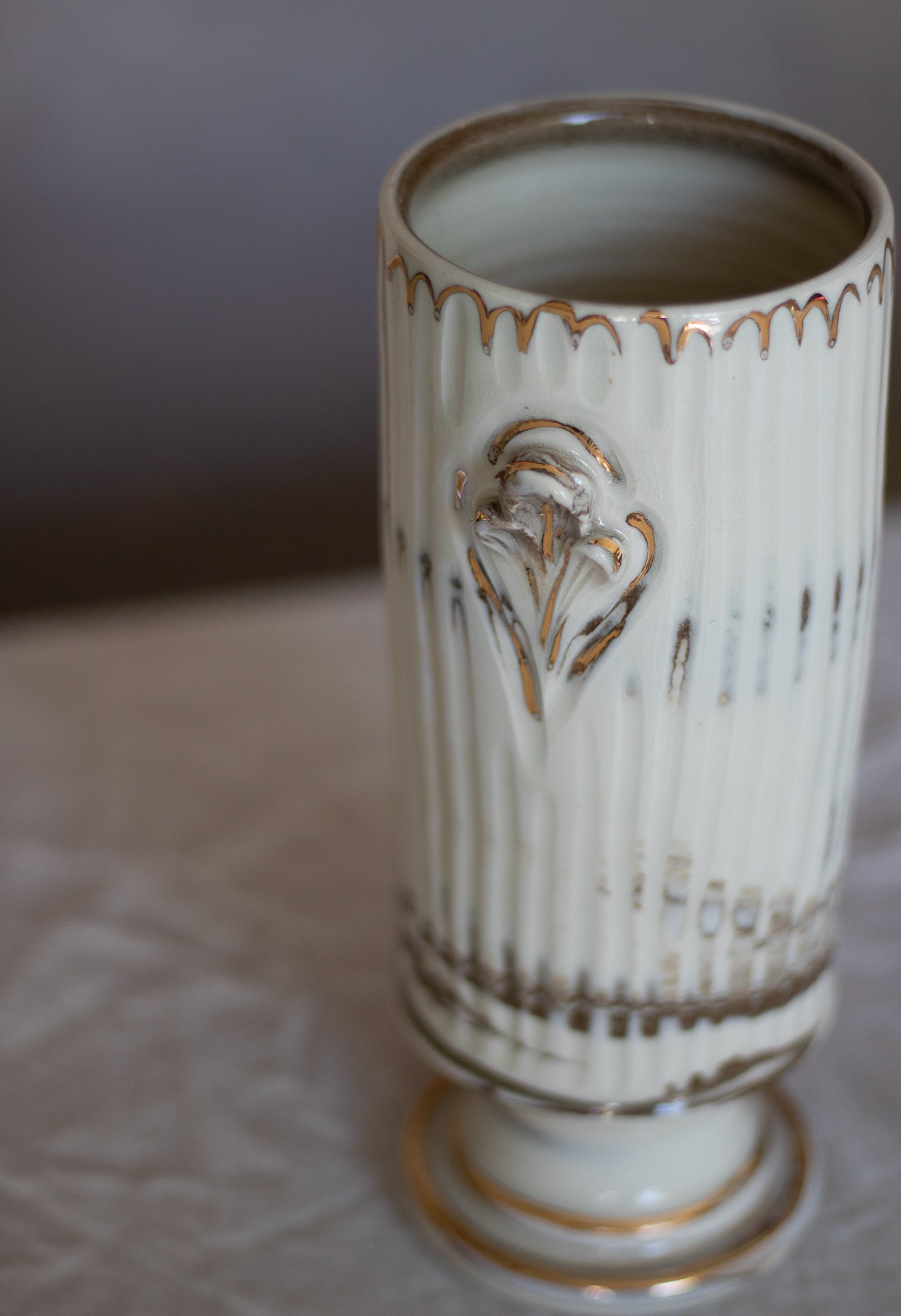 Marbled Pedestal Vase 1