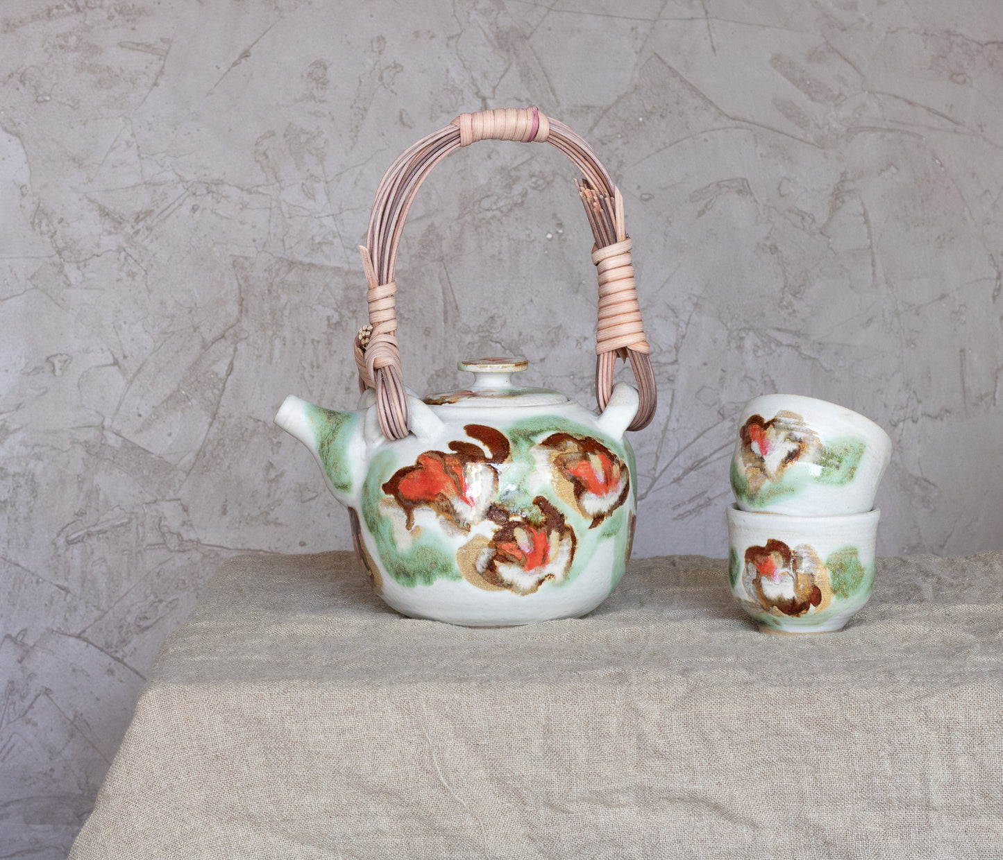 Floral Dancers Teapot Set
