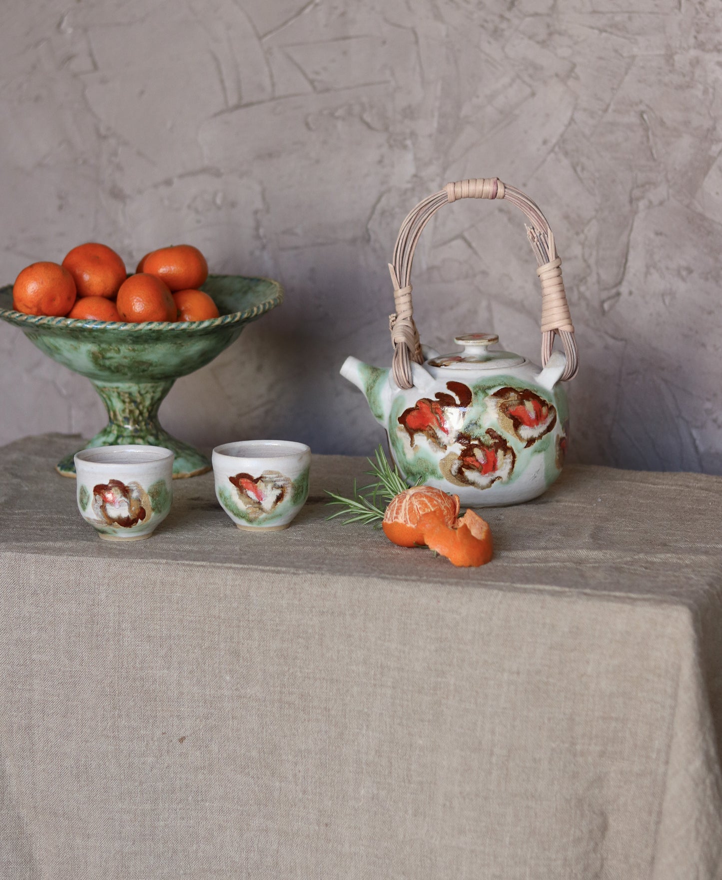 Floral Dancers Teapot Set