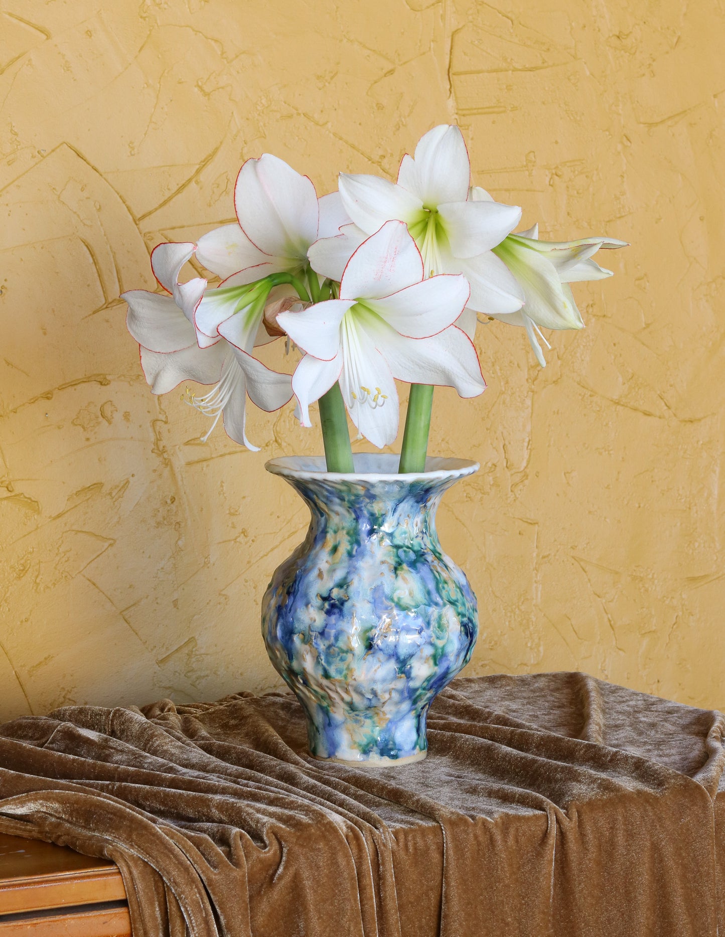 Shades of Blue Vase