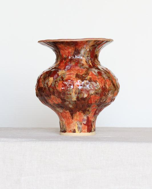 Shades of Crimson Vase