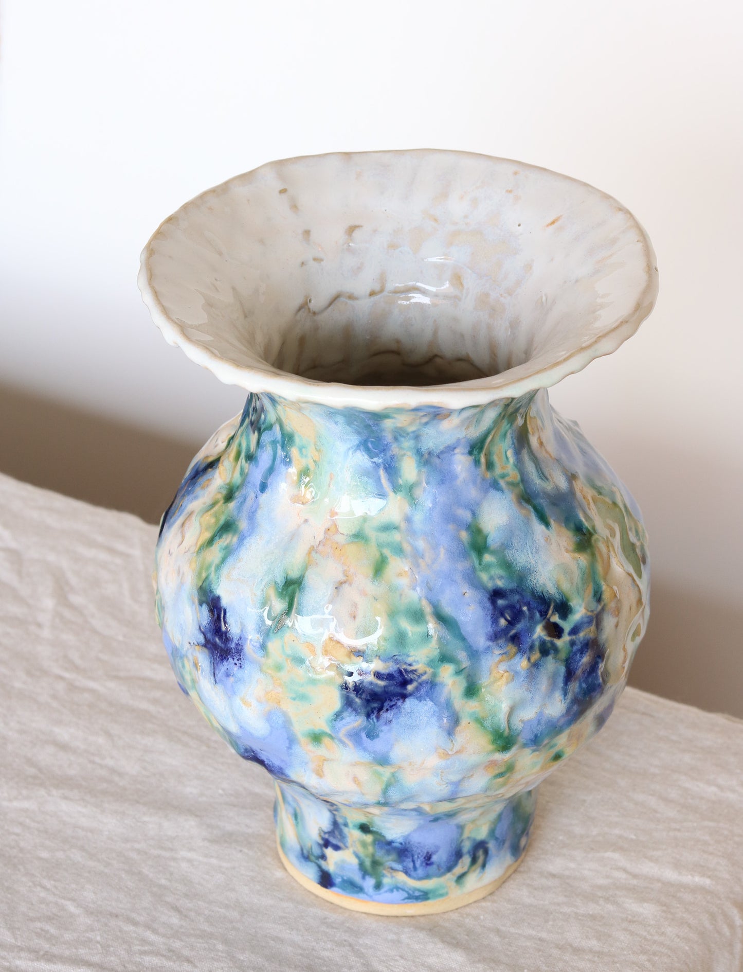 Shades of Blue Vase
