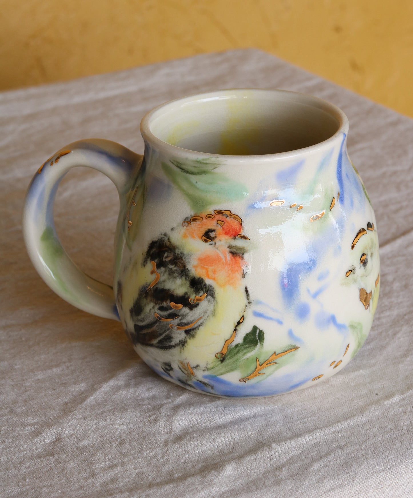 Scarlet Tanager Mug Second Quality (HOLD for GD)