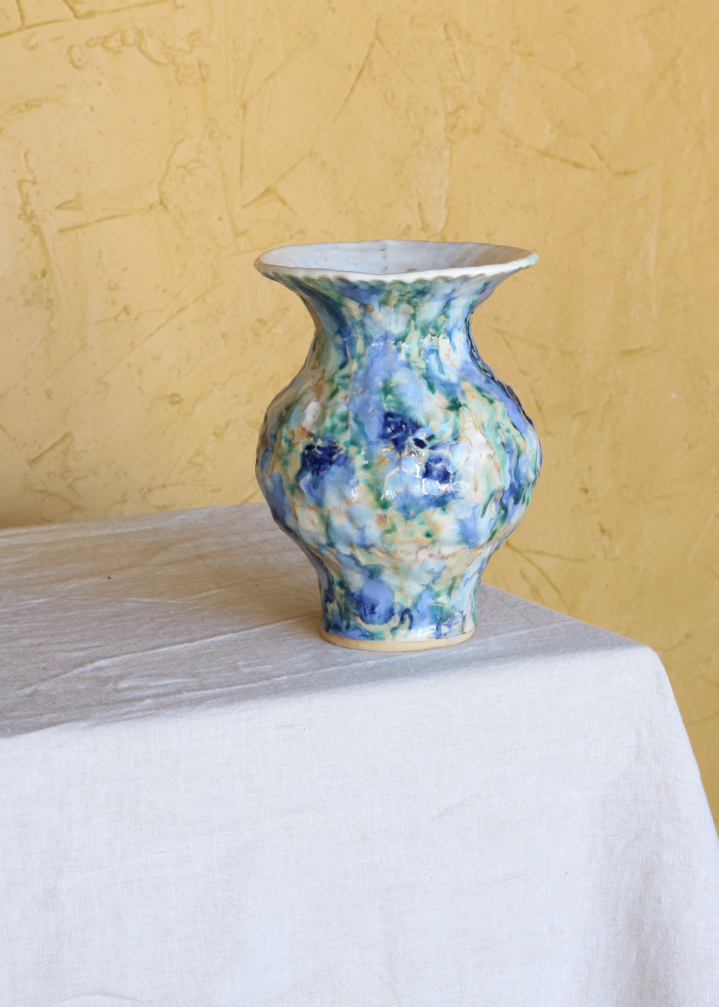 Shades of Blue Vase