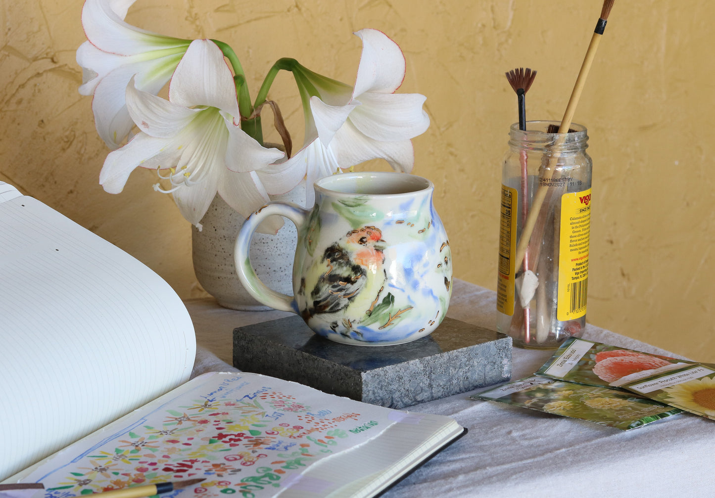 Scarlet Tanager Mug Second Quality (HOLD for GD)