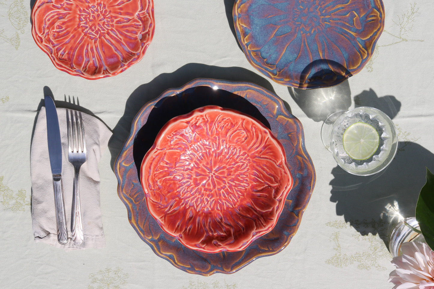 Liberté Peony Dinnerware