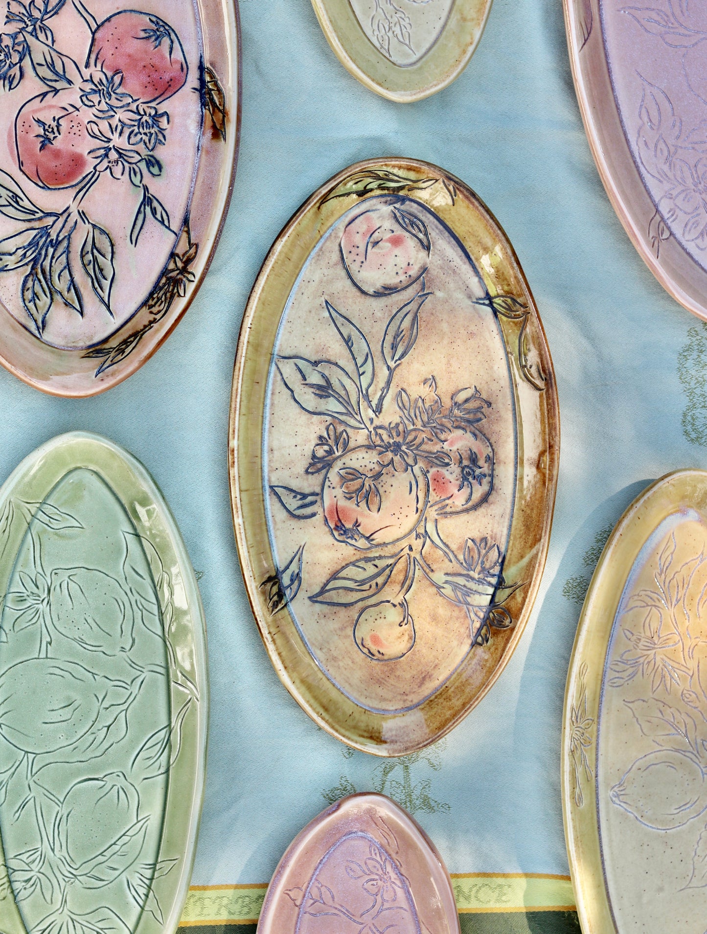 Antiqued Orange Botanical PRE-ORDER
