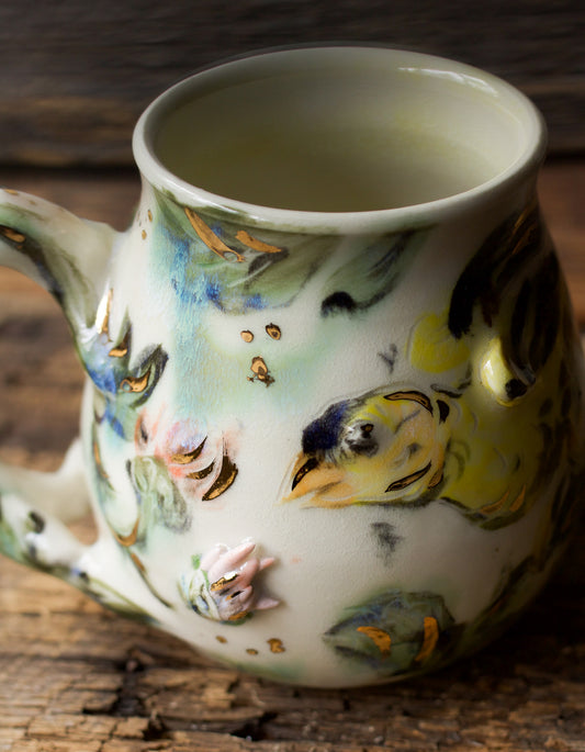 Goldfinch with Thistle and Butterfly (MUG 2)