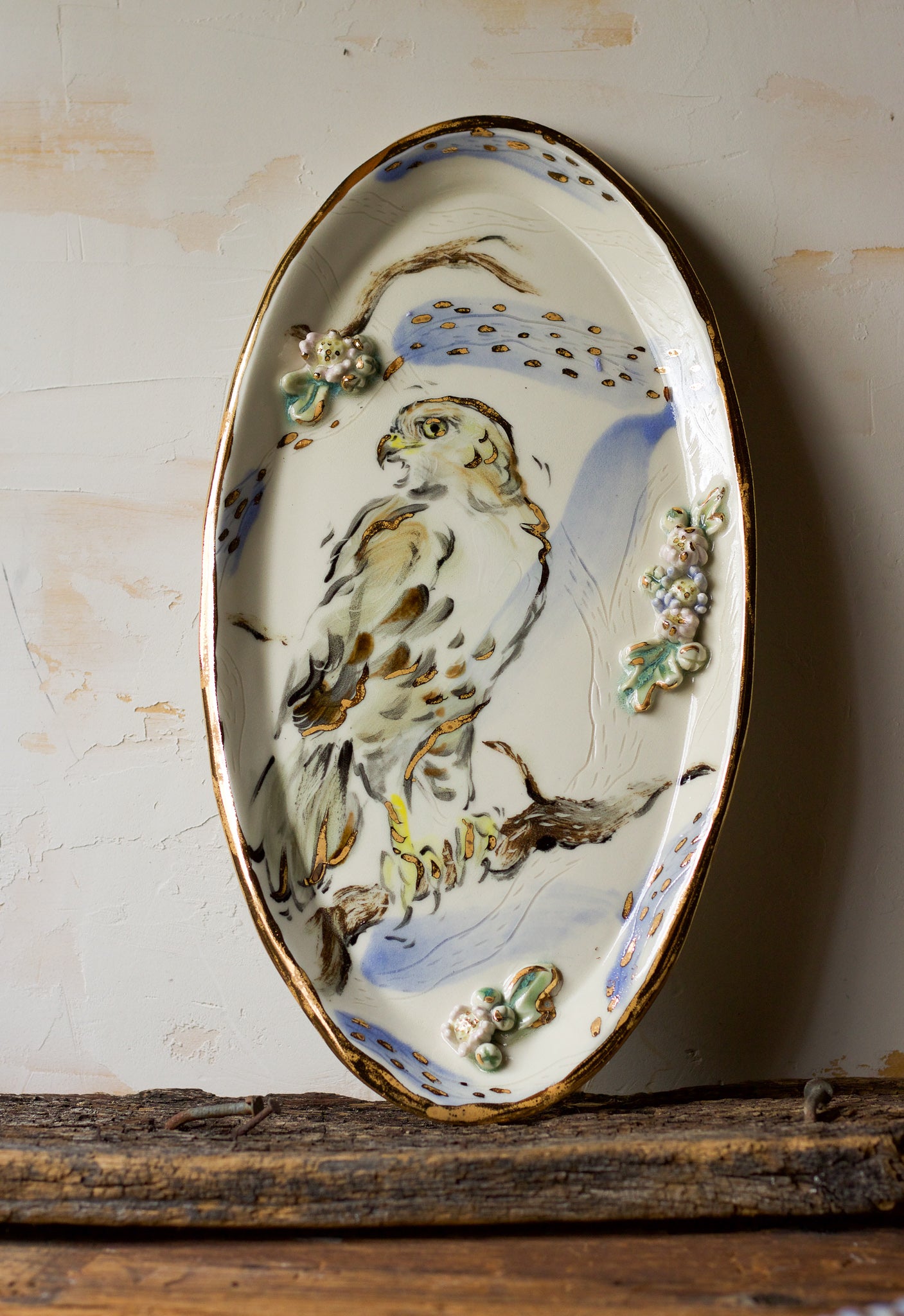 Red Tailed Hawk Platter