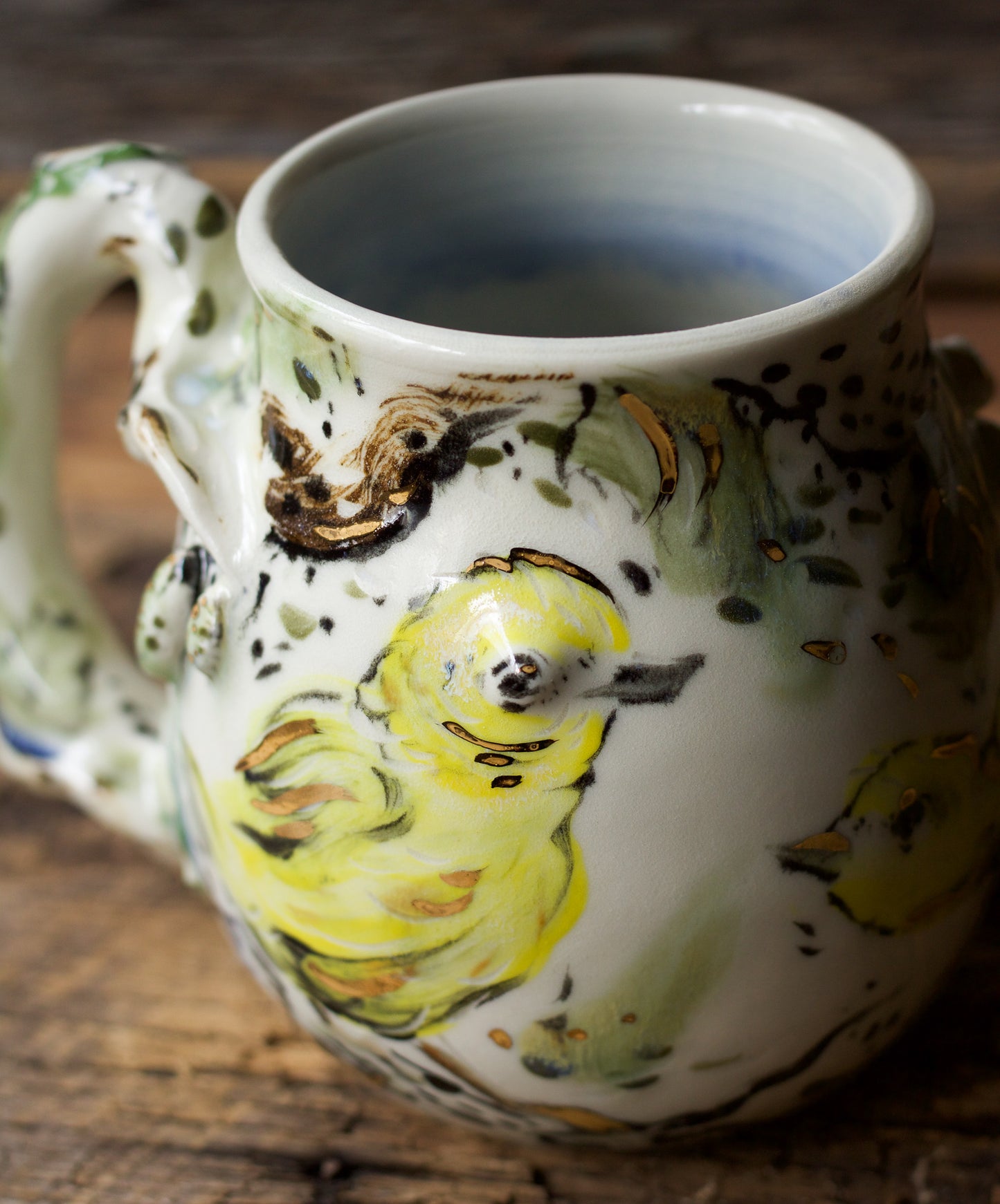 Yellow Warbler and Birch (MUG 1)