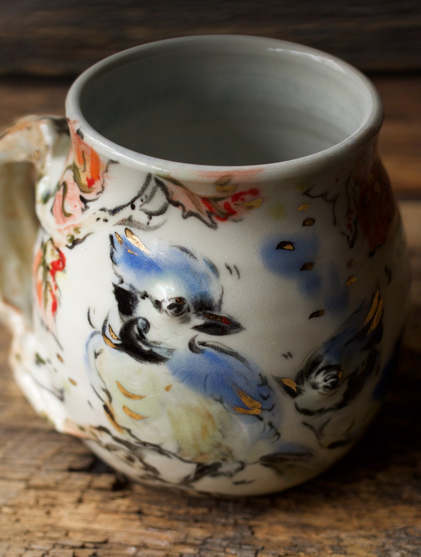 Blue Jay and Maple
