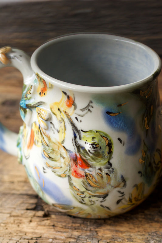 Ruby Throated Hummingbird and Honeysuckle (MUG 2)