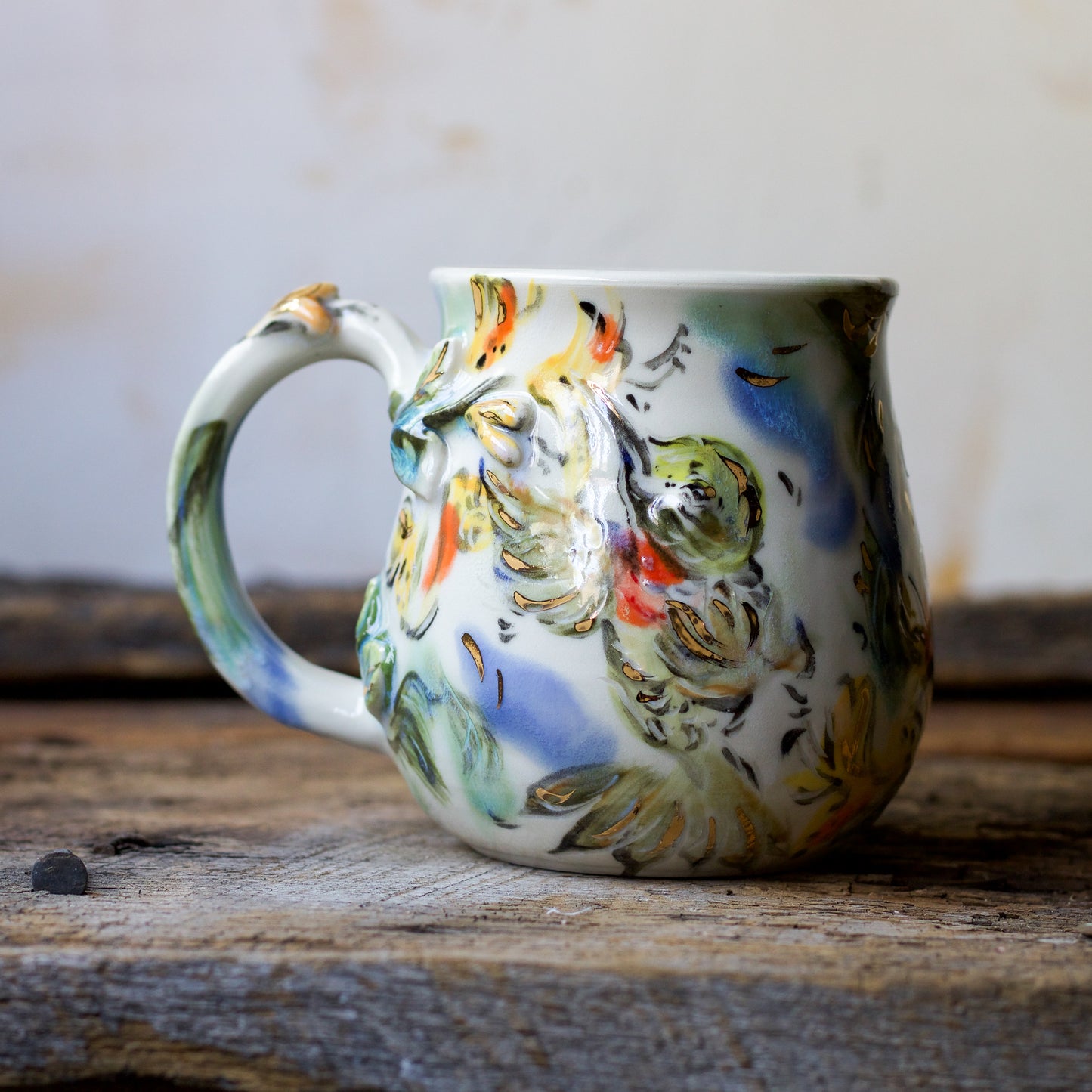 Ruby Throated Hummingbird and Honeysuckle (MUG 2)