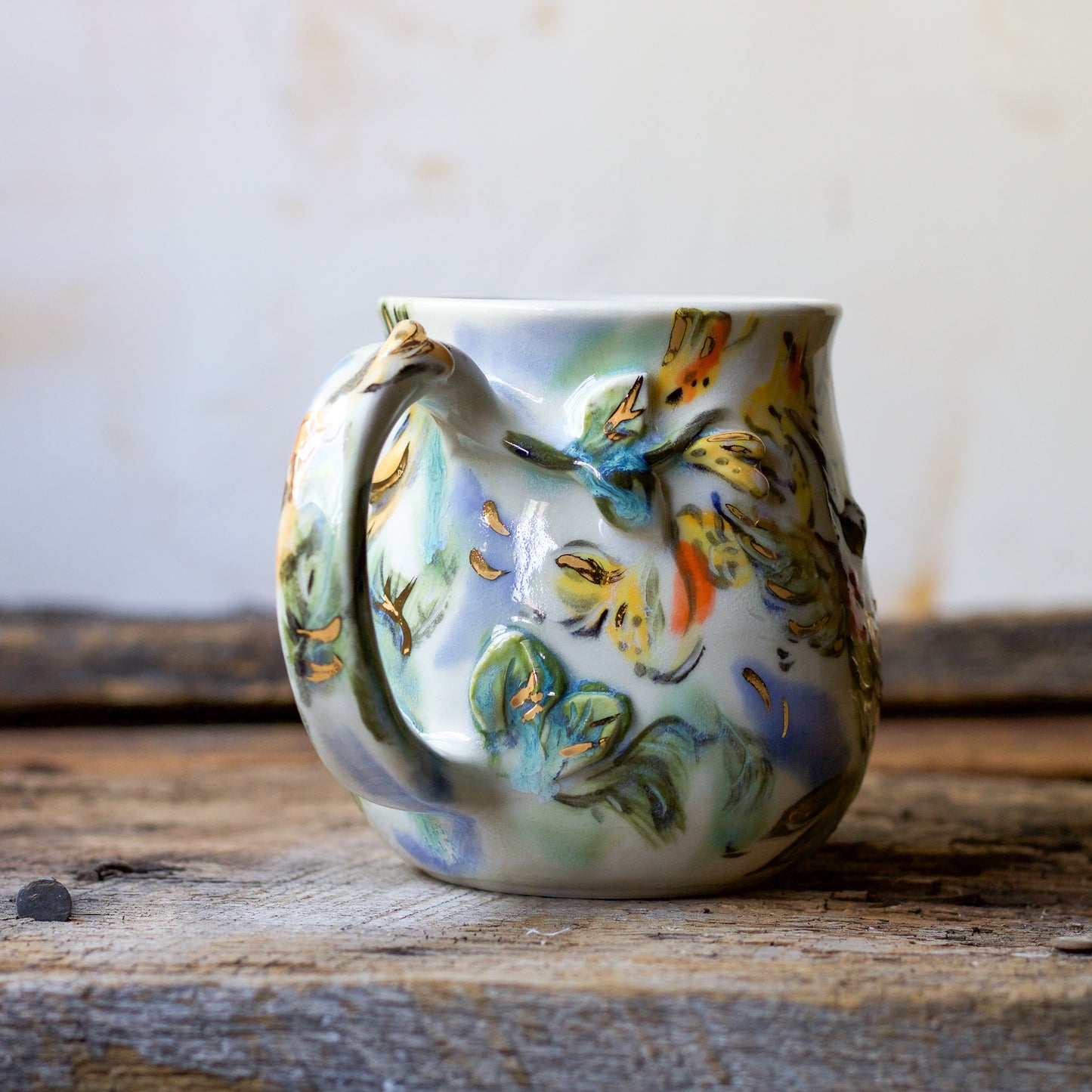 Ruby Throated Hummingbird and Honeysuckle (MUG 2)