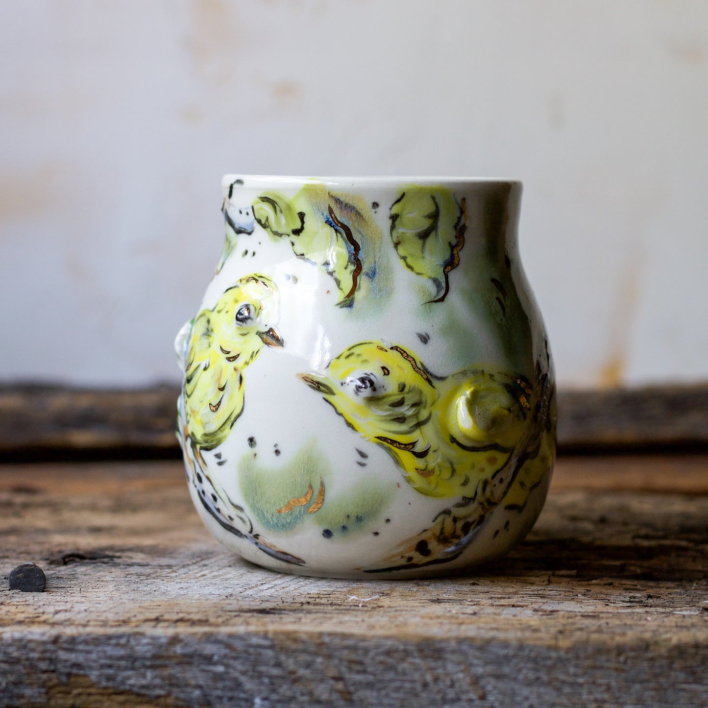 Yellow Warbler and Birch (MUG 2)