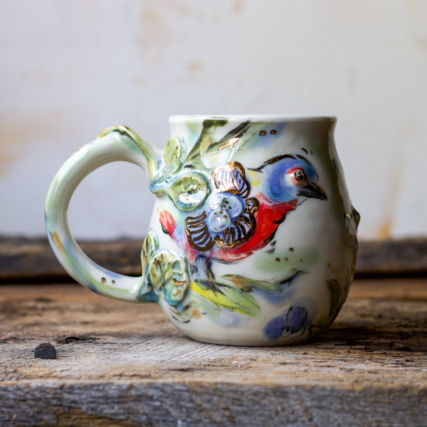 Painted Bunting and Pawpaw
