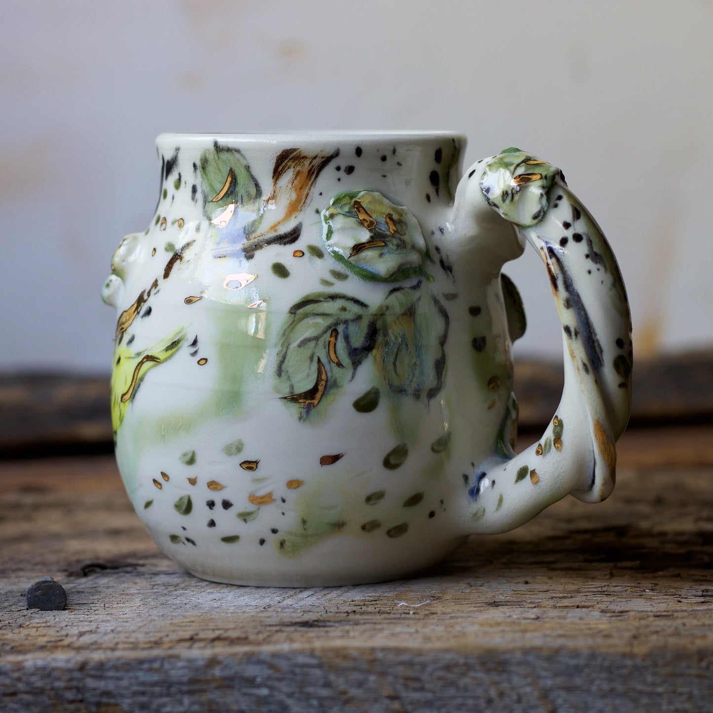 Yellow Warbler and Birch (MUG 1)