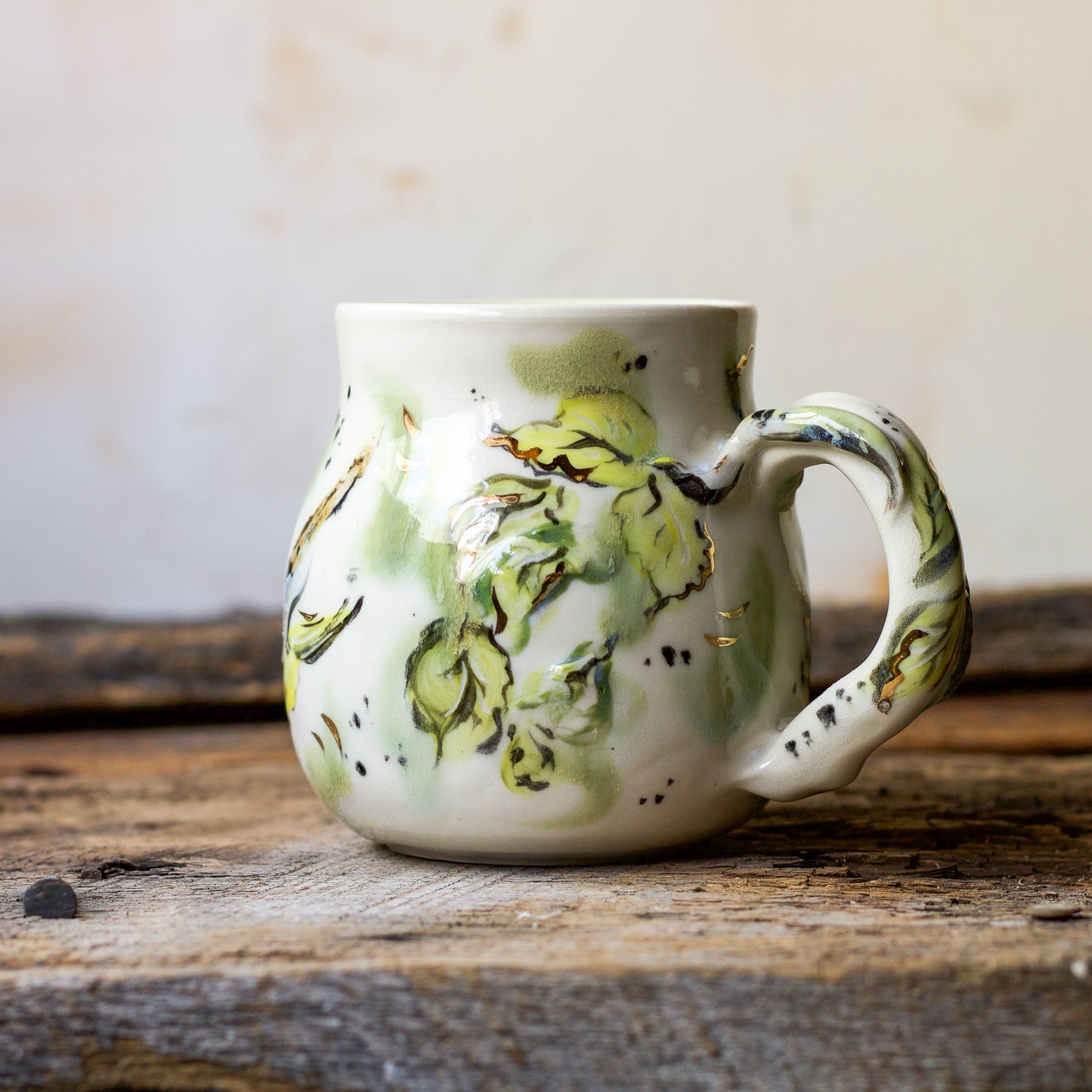 Yellow Warbler and Birch (MUG 2)