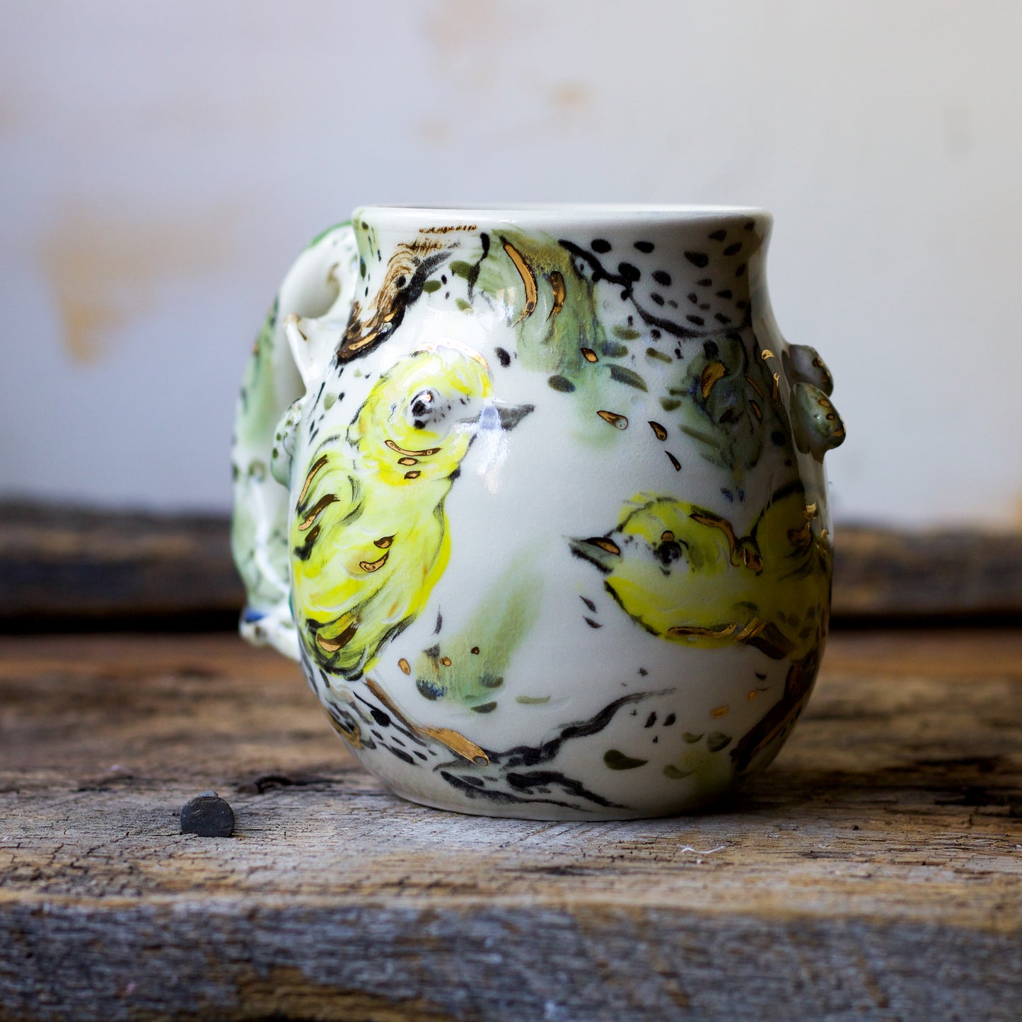 Yellow Warbler and Birch (MUG 1)