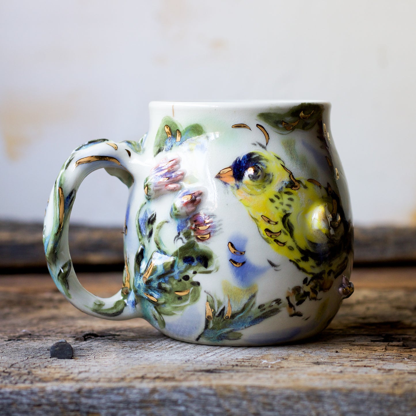 Goldfinch and Thistle (MUG 1)