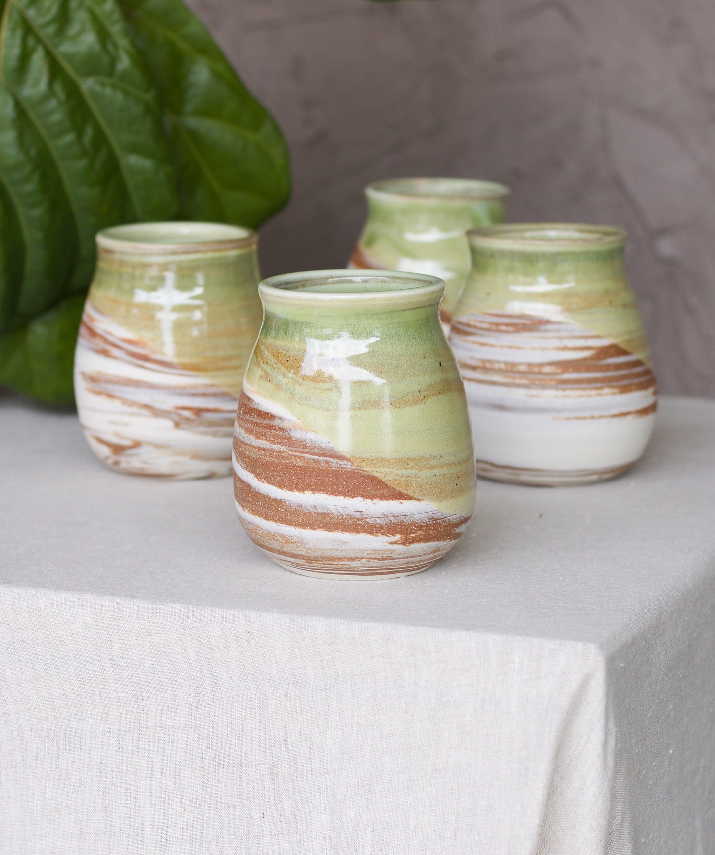 Sage Green Wine Cup