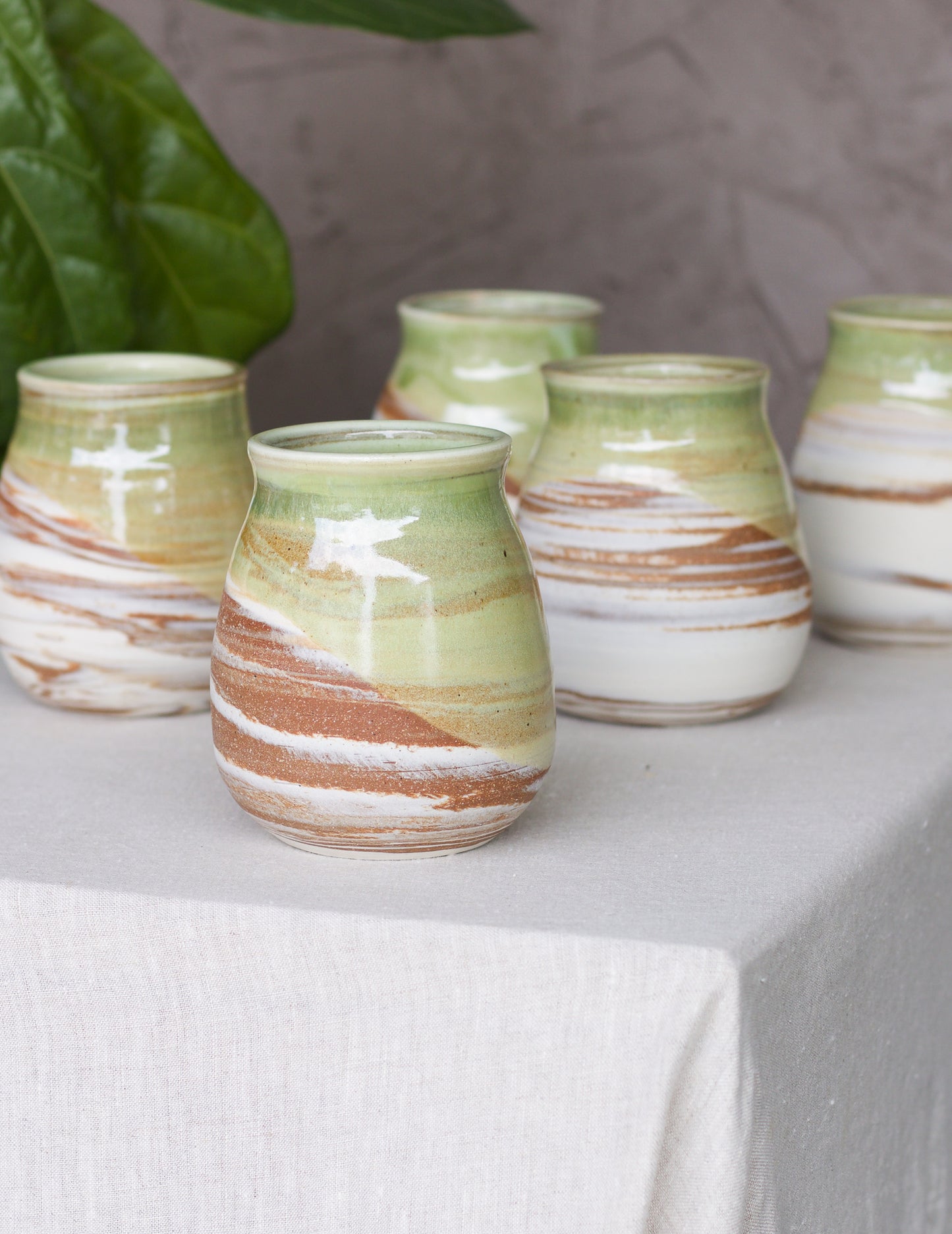 Sage Green Wine Cup