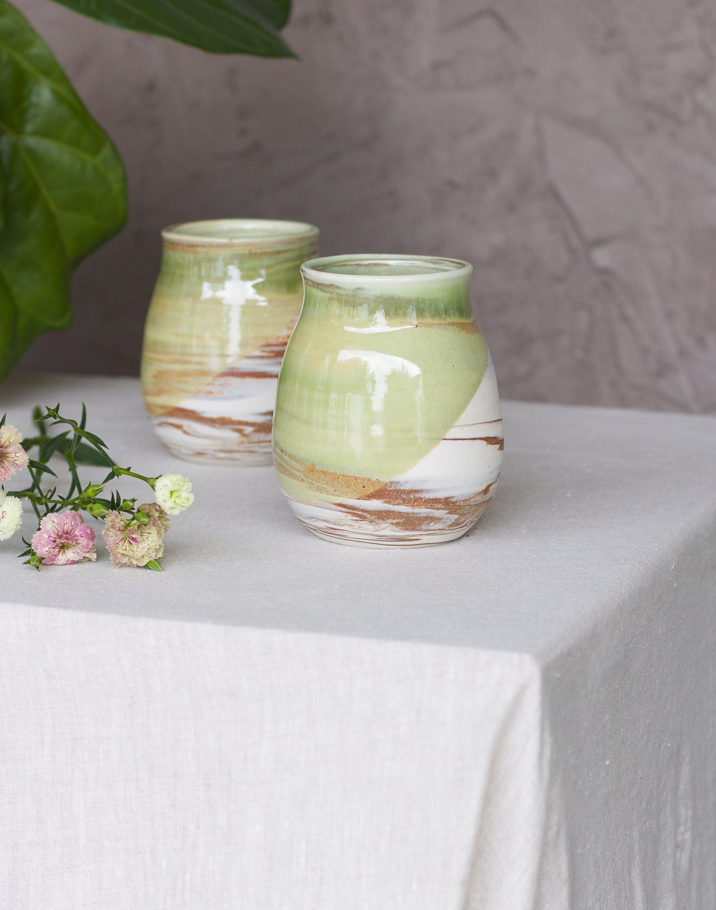 Sage Green Wine Cup