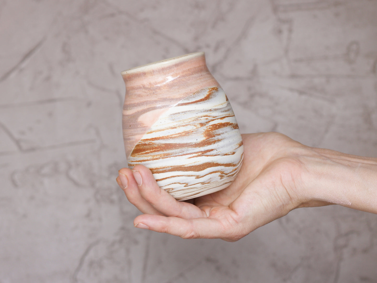 Rose Pink Wine Cups
