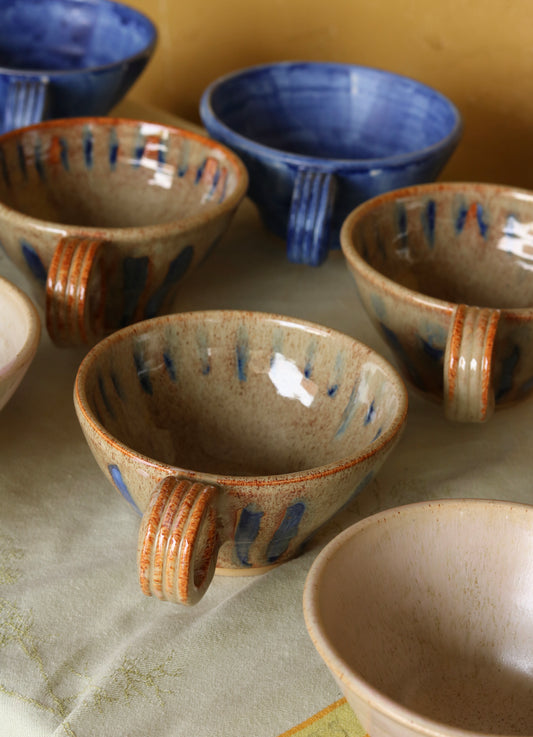 Coil Handled Bowl (3 Colors)