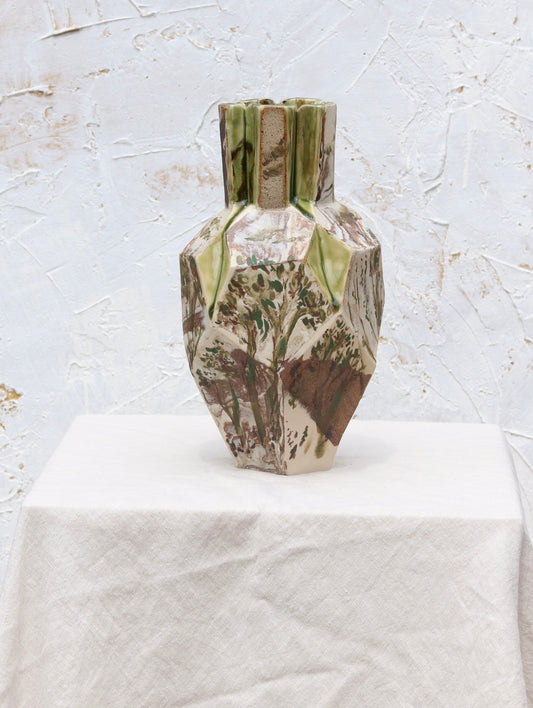 Pentagon Vase 'Woodland'