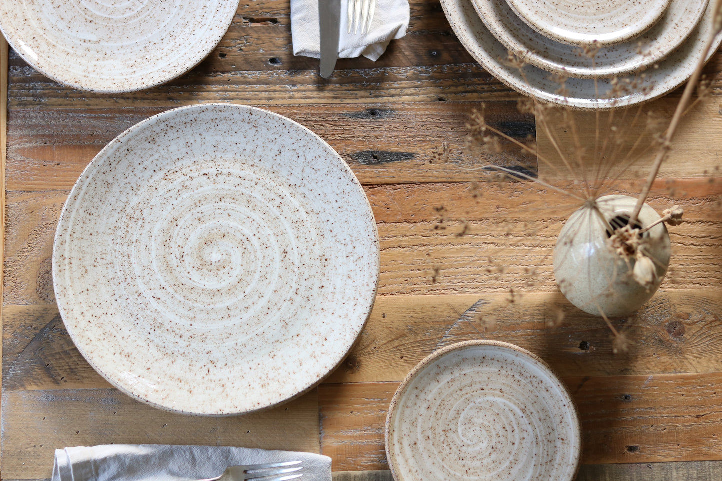 Made to Order Wheel Thrown Stoneware Dinnerware