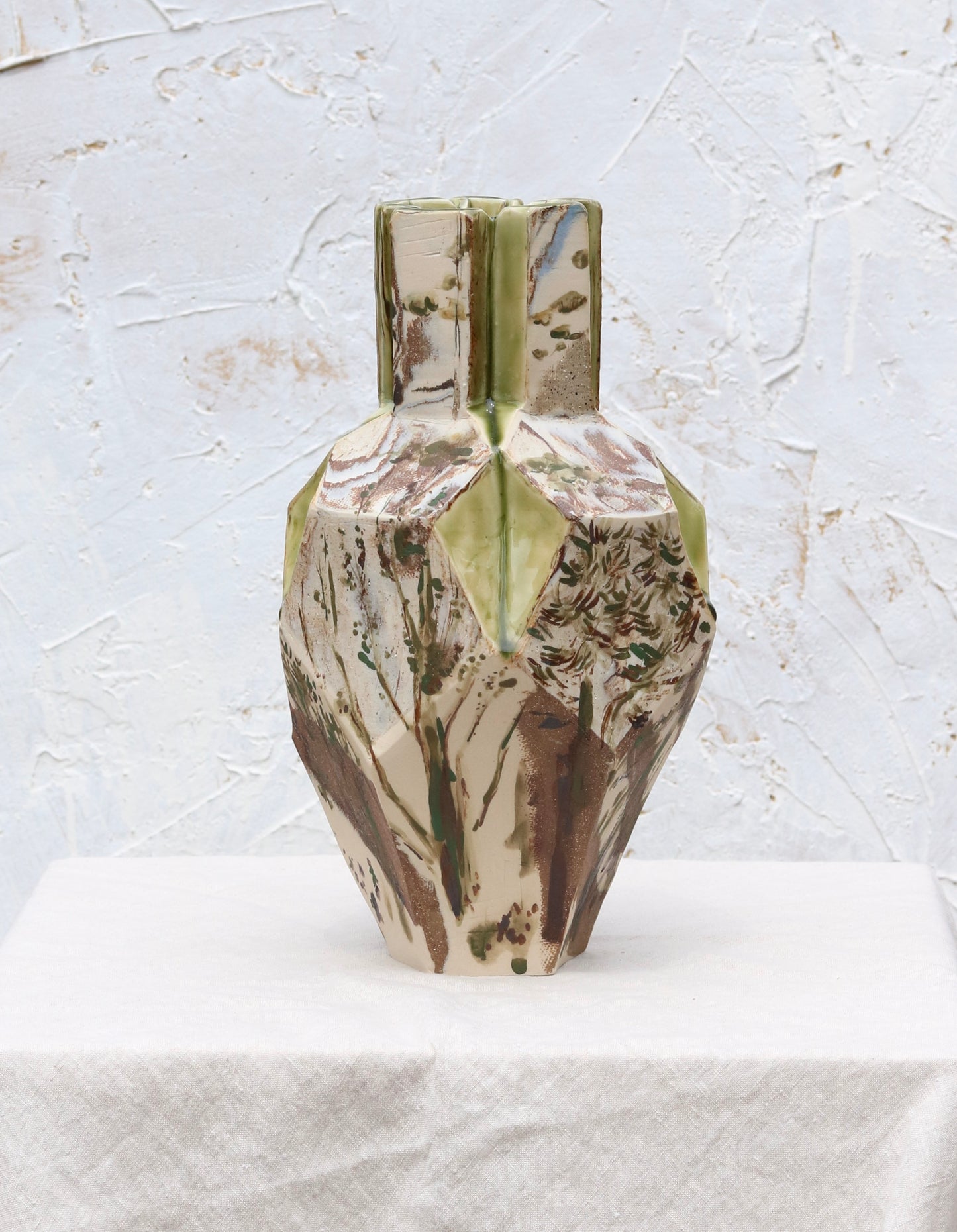 Pentagon Vase 'Woodland'
