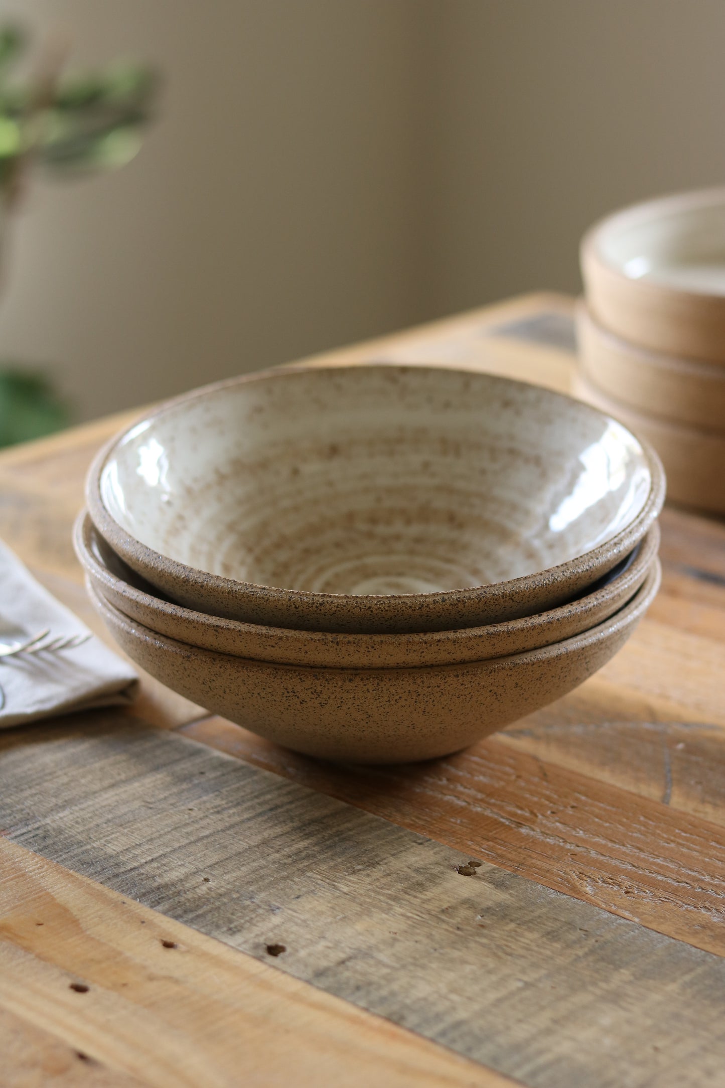 Made to Order Wheel Thrown Stoneware Dinnerware