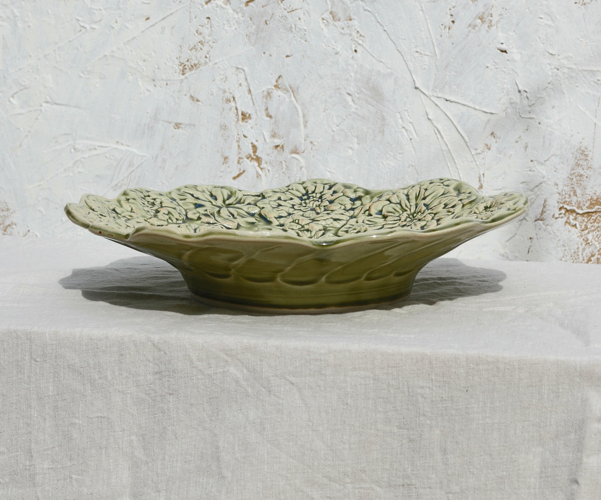 Made to Order Zinnia Fruit Bowl in Emerald