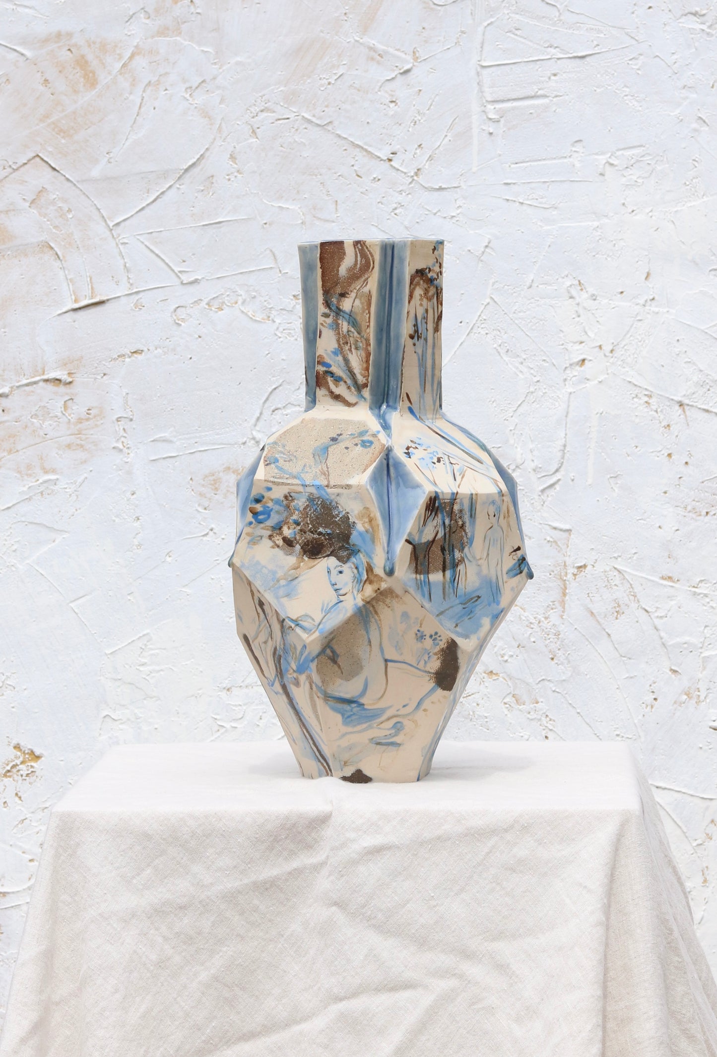 Pentagon Vase 'The Bathers'