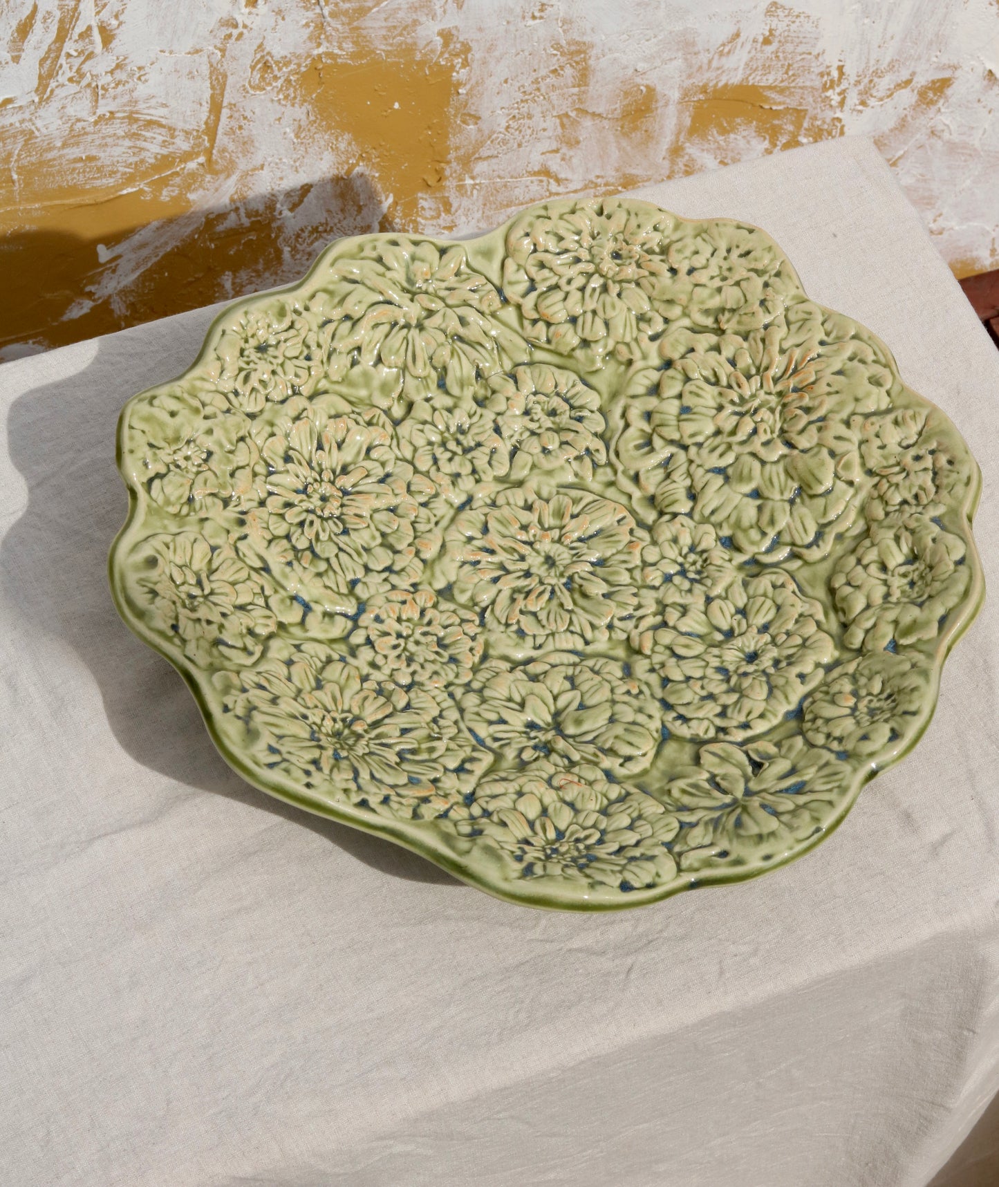 Made to Order Zinnia Fruit Bowl in Emerald