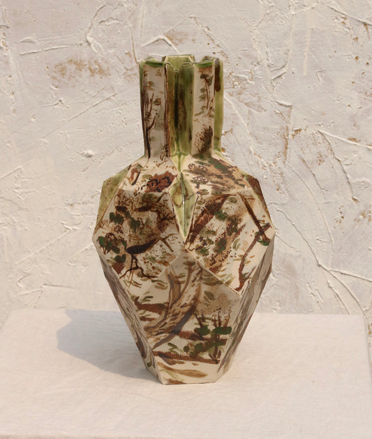 Pentagon Vase 'Woodland' Number 2