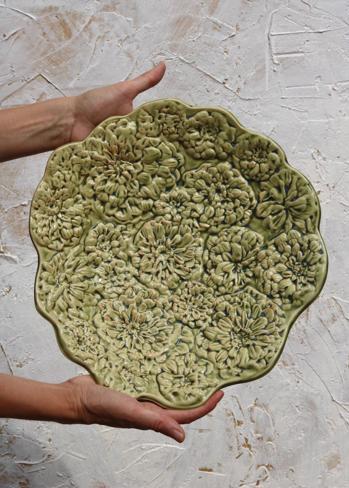 Made to Order Zinnia Fruit Bowl in Emerald