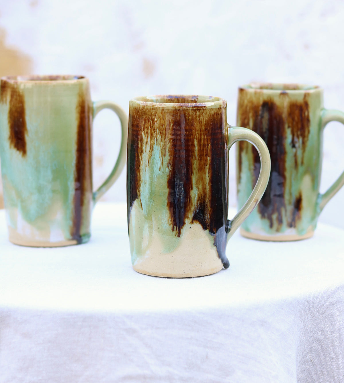 Tall Folkware Mug in Forest Glaze (14 or 17oz)