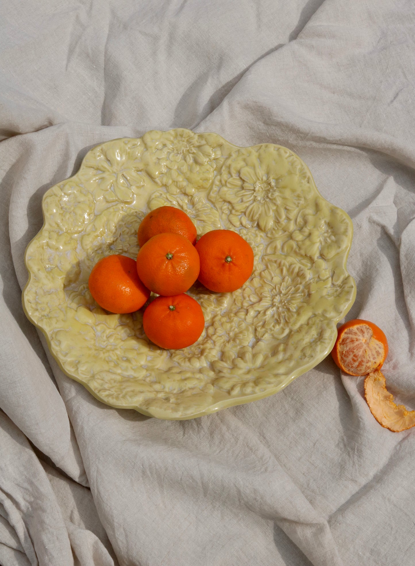 Made to Order Zinnia Fruit Bowl in Buttercup