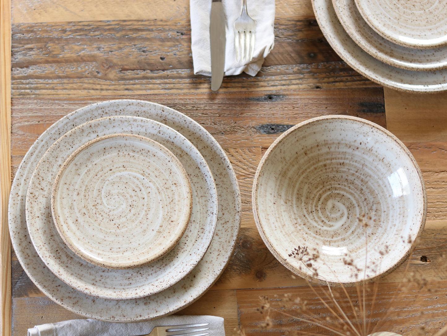 Made to Order Wheel Thrown Stoneware Dinnerware