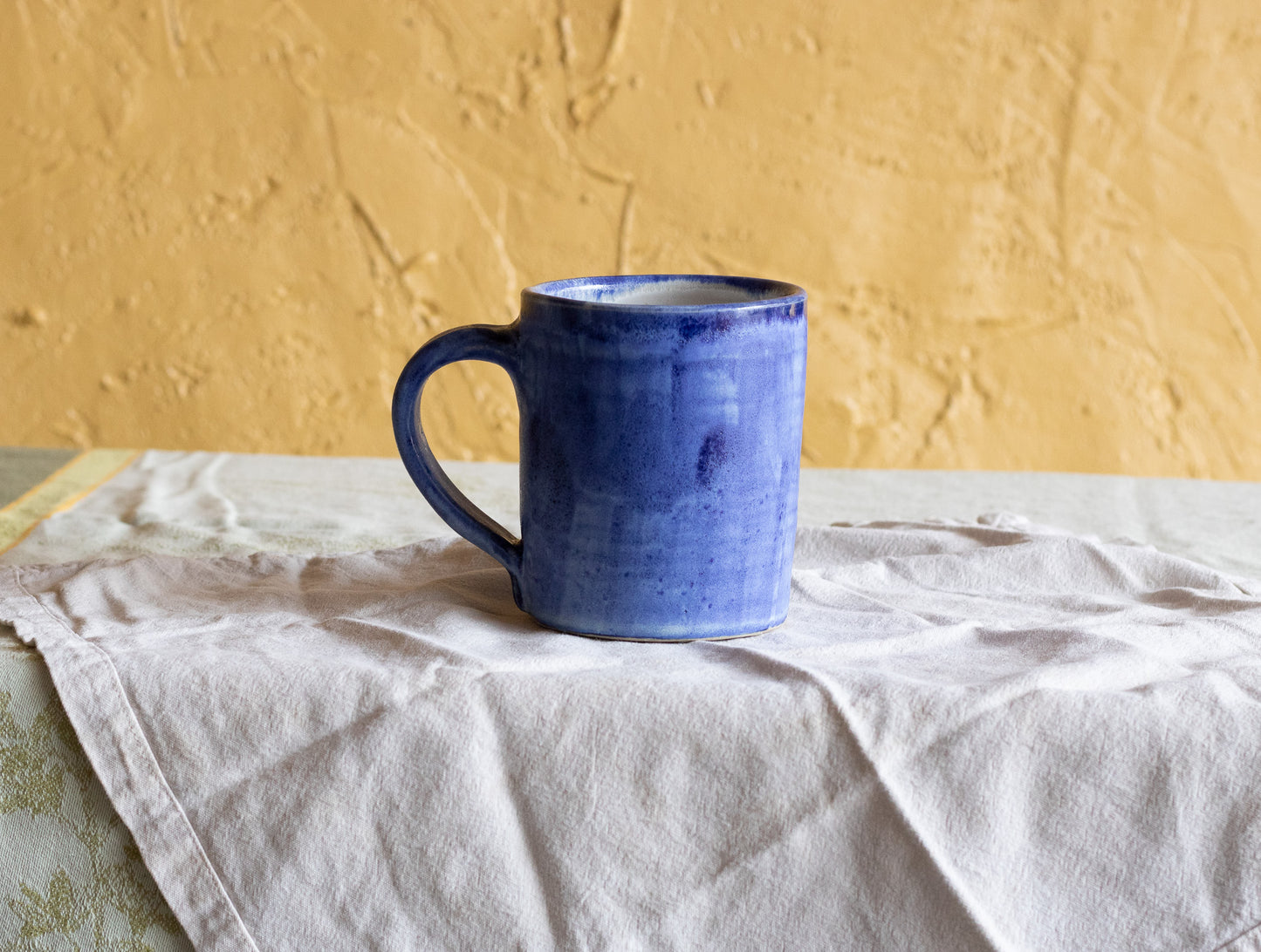 Cobalt Blue Wash 16 oz Folkware Mug