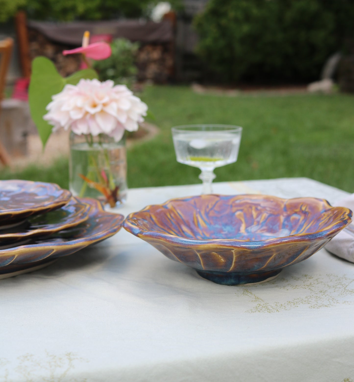 Ophelia Peony Dinnerware