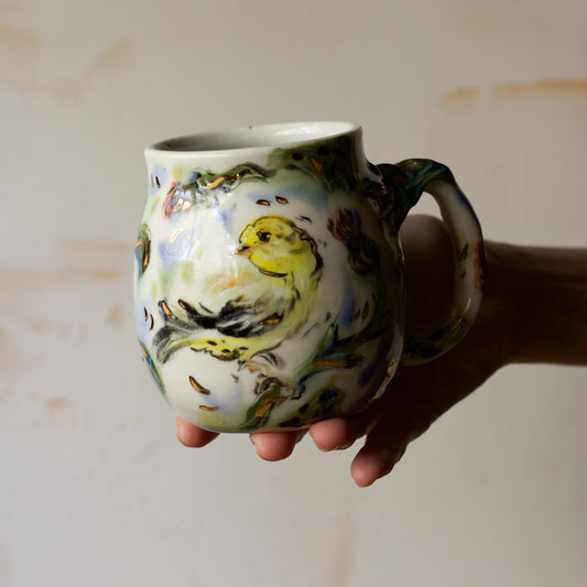 Goldfinch and Thistle (MUG 1)